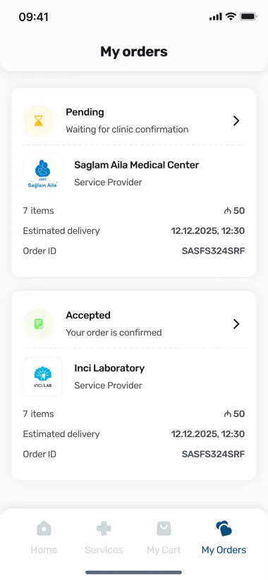 iMed app screen