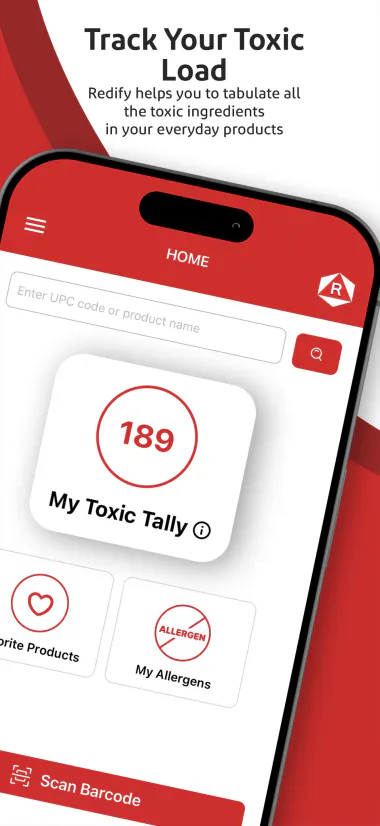Redify app screen