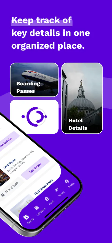YourTour app screen